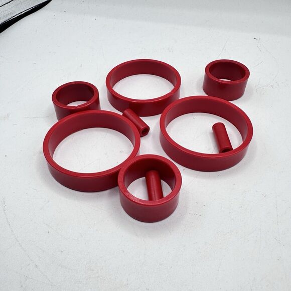 RED Replacement Pieces Otrio Deluxe Board Game by Marbles Brain Workshop - Picture 2 of 3